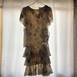 Vintage floral dress, 80/90s